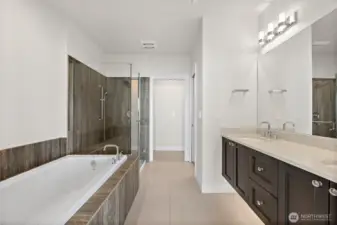 Primary bath spa like features.