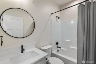Guest Bathroom w/ beautiful fixtures