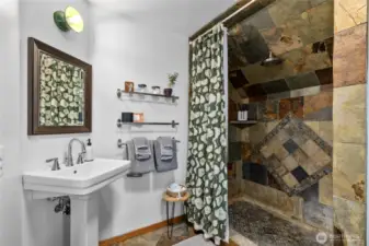 Primary suite walk in shower