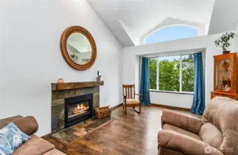 Lot's of natural light filters through this room.