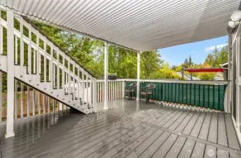 Lower Level Apartment Deck.