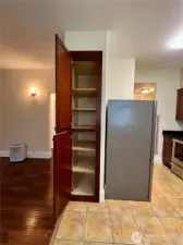 Pantry space in kitchen unit 142