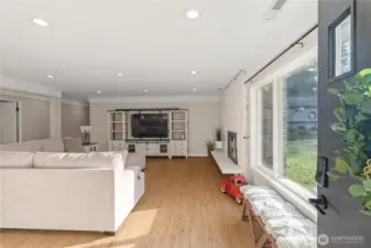 large living room with an abundance of natural lighting