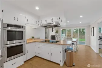 Open to dining room.