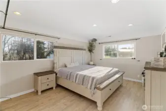 Primary Bedroom with 2 lg closets