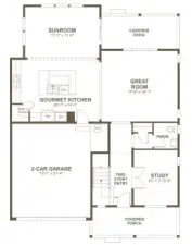 Main Floor - measurements are approximate