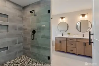 Primary bath shower