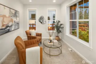 Main level 2nd office/snug room/playroom/Craft room.