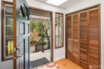 Come on in!  Spacious entry