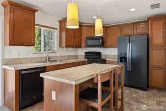 All appliances stay.