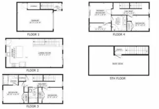 Floroplan - 1223C.  • Garage comes with EV Charger; the other 6 homes are EV capable (conduit from each home’s panel to each deeded parking space)