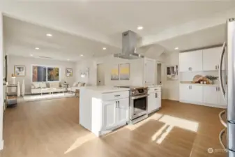Wow hope you enjoy entertaining while you live hear.  There is room for all your guests and large kitchen for all your food and drinks