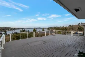 What a gorgeous place to enjoy the warmer months! Deck was built 4 years ago using cool tech decking, the surface will never exceed 80 degrees making it perfect for bare feet and animals!