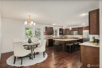 Dining Area View to Amazing Kitchen