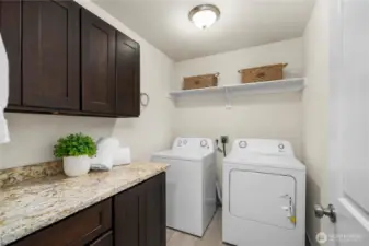 Laundry Level on Lower Level