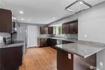 Plenty of counter space here!