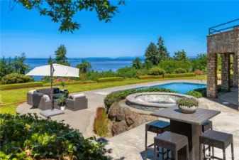 Great views from whatever seating area in yard that you pick