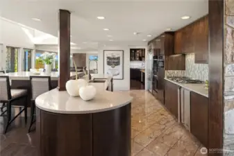 Butlers panty at the end of the kitchen