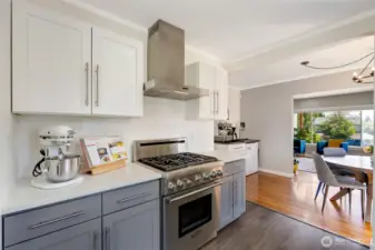 Main Level Kitchen with Thermador Range