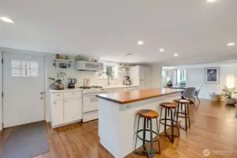 Another View of Lower Level Kitchen with Private Outside Entrance