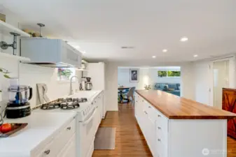 High-end Appliances and John Boos Custom Countertops.
