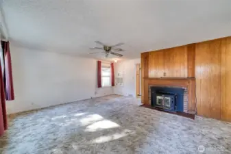 Expansive Upstairs Living Room