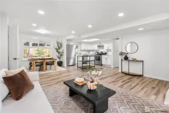 Convenient, open floor plan