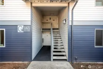 Park your car directly in front of your home and walk right into the front door...no stairs!