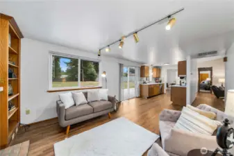 Bright living area in an open floor plan!