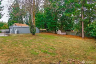 Full fenced backyard!