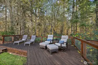 Extended deck for more lounging space