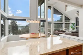 View from the kitchen.