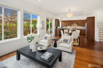 Living/Dining/Kitchen (Main Floor)