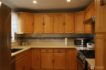 Lots of cabinet space