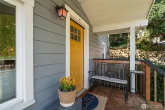 Inviting front door