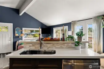 Kitchen made to entertain