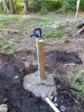 water on the property