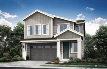Digital Representation of the exterior of our 3006 floor plan Elevation A