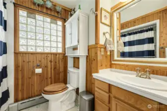 Updated main floor full bathroom. Updates includes newer shower stone surround and faucet.