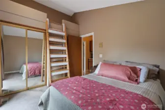 Bedroom 1 Vaulted with loft area