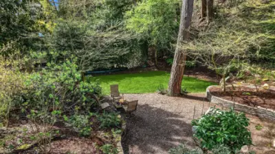 Large, level yard space