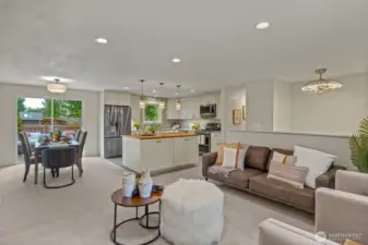 Open living space.