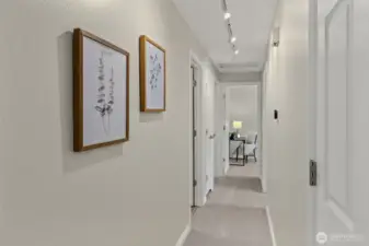 All bedrooms on same floor.