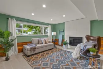 Downstairs bonus room.