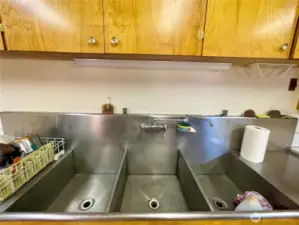 commercial size sinks.