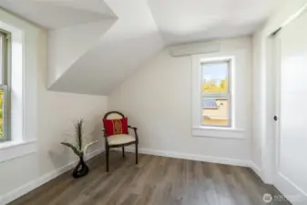 All of the interior doors and closet doors are brand new with brand new door hardware. 1 of 2 additional upstairs bedrooms