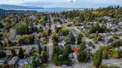 Home is about 1/2 mile from Fairhaven