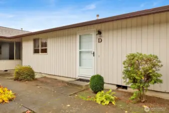 The courtyard entry.