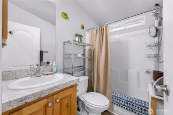 Ensuite primary bathroom