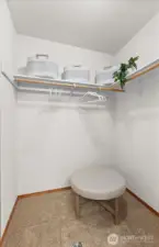 Primary Bedroom Walk-in closet